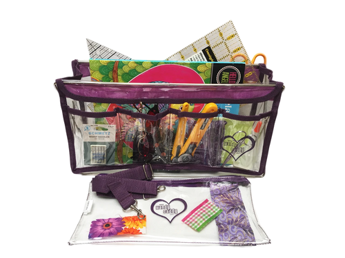 6 piece Handy Caddy Deluxe & Matching See Through Tote