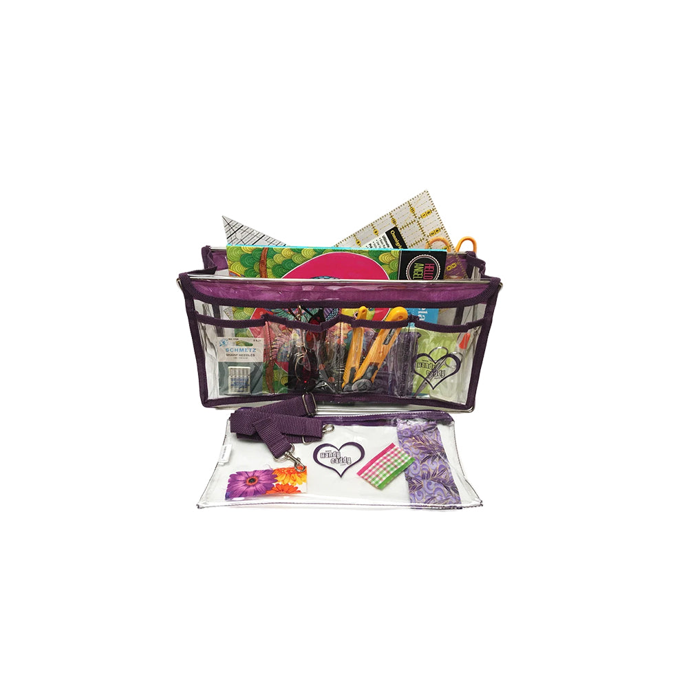 6 piece Handy Caddy Deluxe & Matching See Through Tote