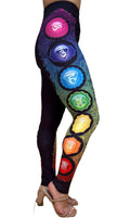 Original Chakra Leggings on Black by Irresistible Leggings