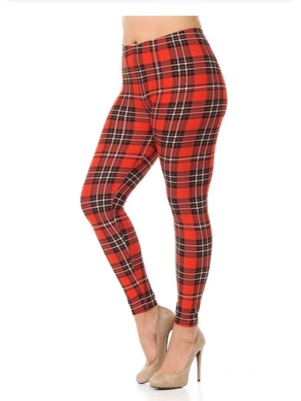 Irresistible Traditional Winter Plaid Leggings
