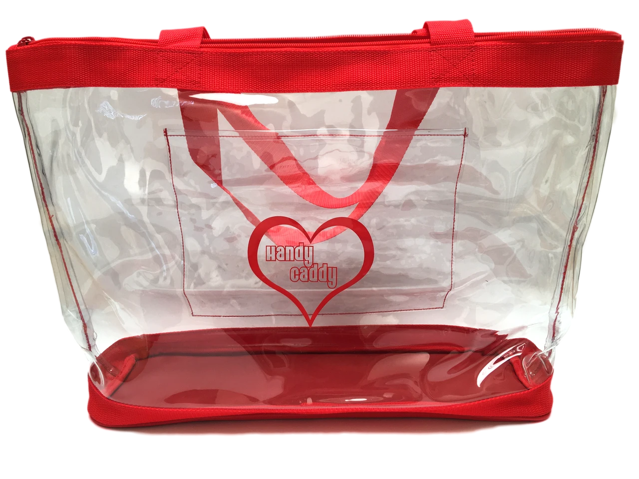 See Through Handy Caddy Tote with Rolling Cart Sleeve