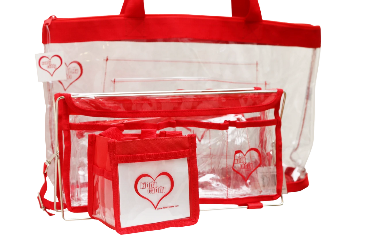 6 piece Handy Caddy Deluxe & Matching See Through Tote