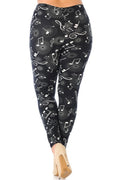Musical Note Geometry Leggings