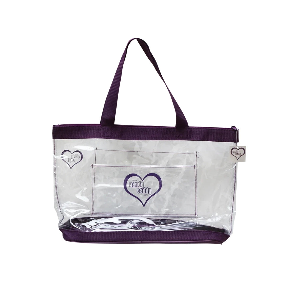 See Through Handy Caddy Tote with Rolling Cart Sleeve
