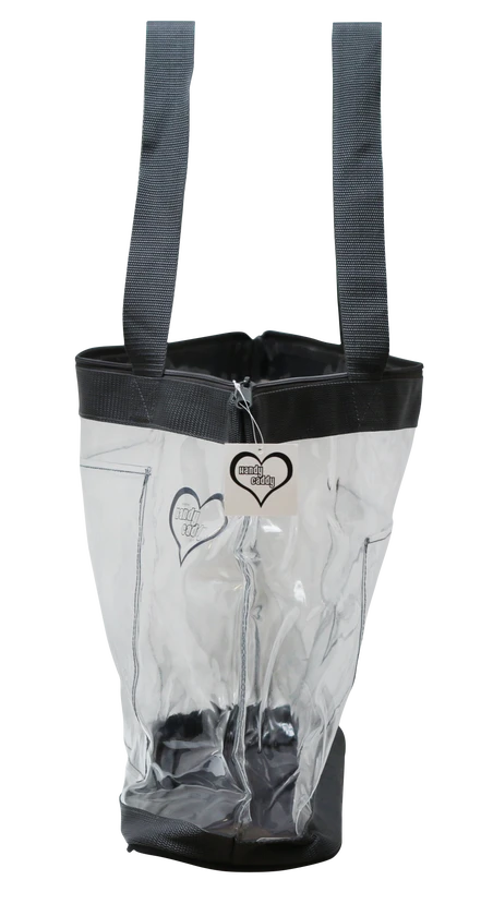 See Through Handy Caddy Tote with Rolling Cart Sleeve