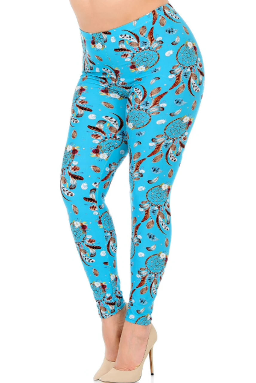 Blue Sky Dreamcatcher Leggings