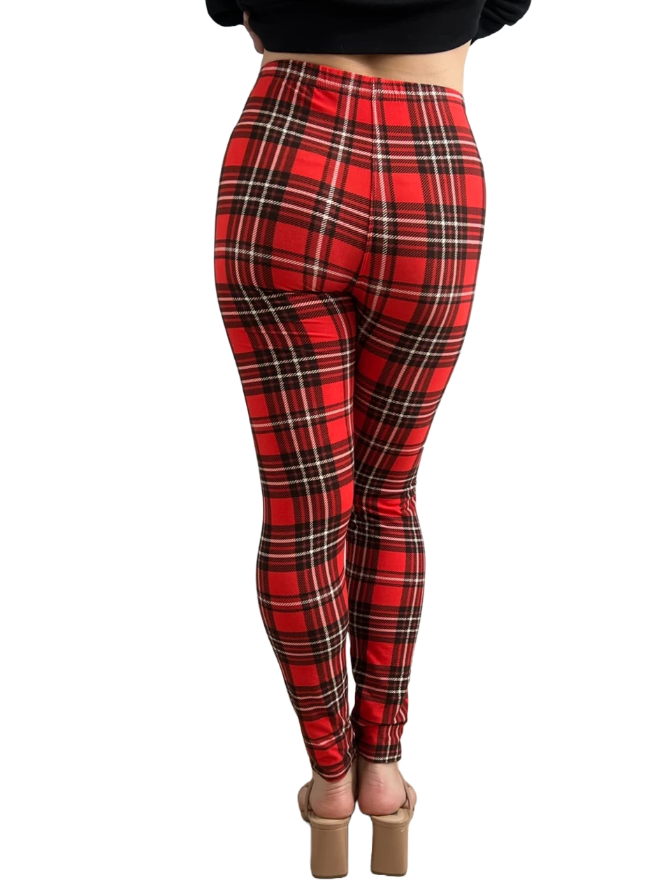 Irresistible Traditional Winter Plaid Leggings