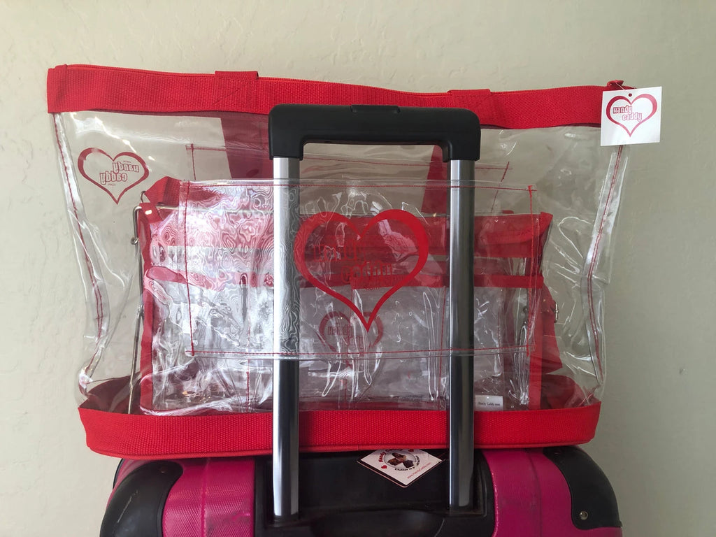 6 piece Handy Caddy Deluxe & Matching See Through Tote