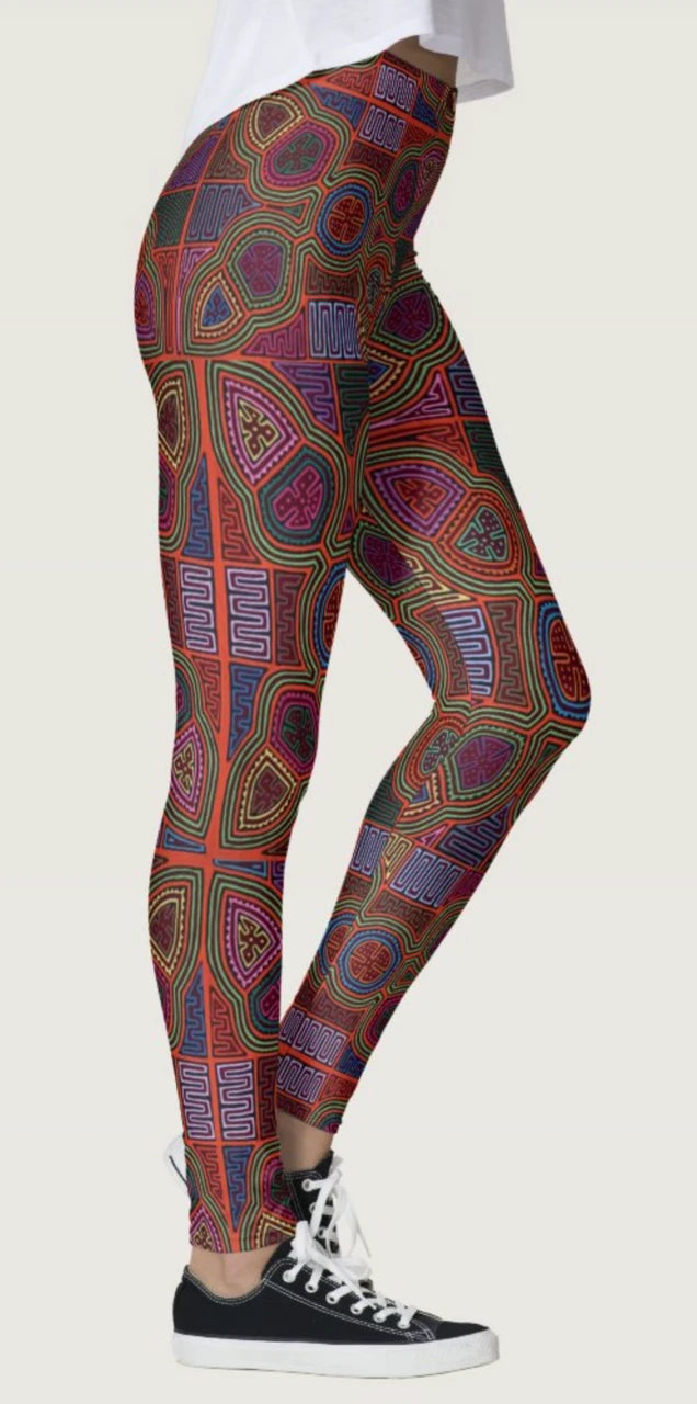 New! Mola print Leggings