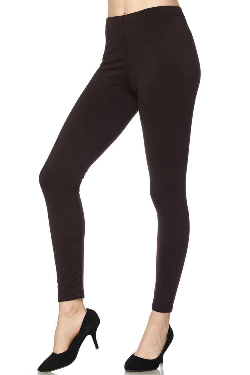 Cozy Faux Fur Lined Leggings from Small to 3X