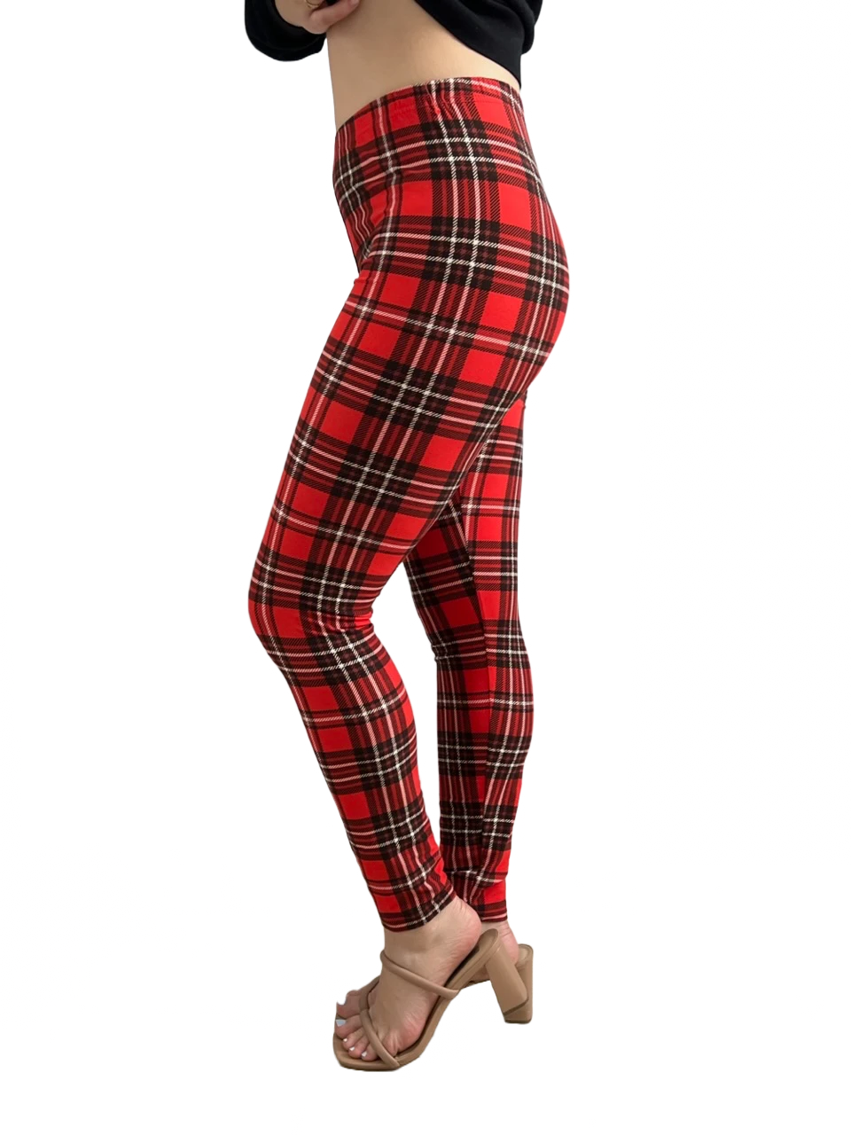 Irresistible Traditional Winter Plaid Leggings