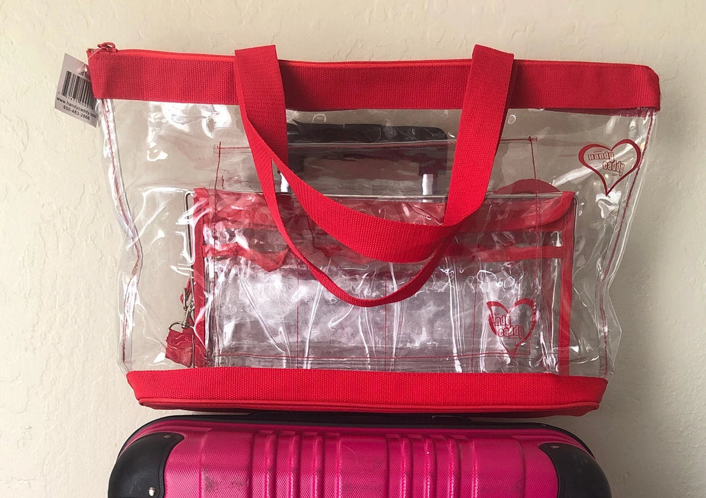 6 piece Handy Caddy Deluxe & Matching See Through Tote