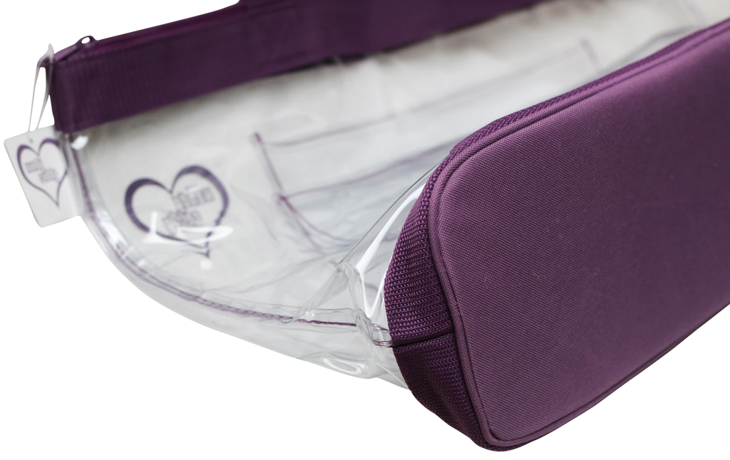 See Through Handy Caddy Tote with Rolling Cart Sleeve