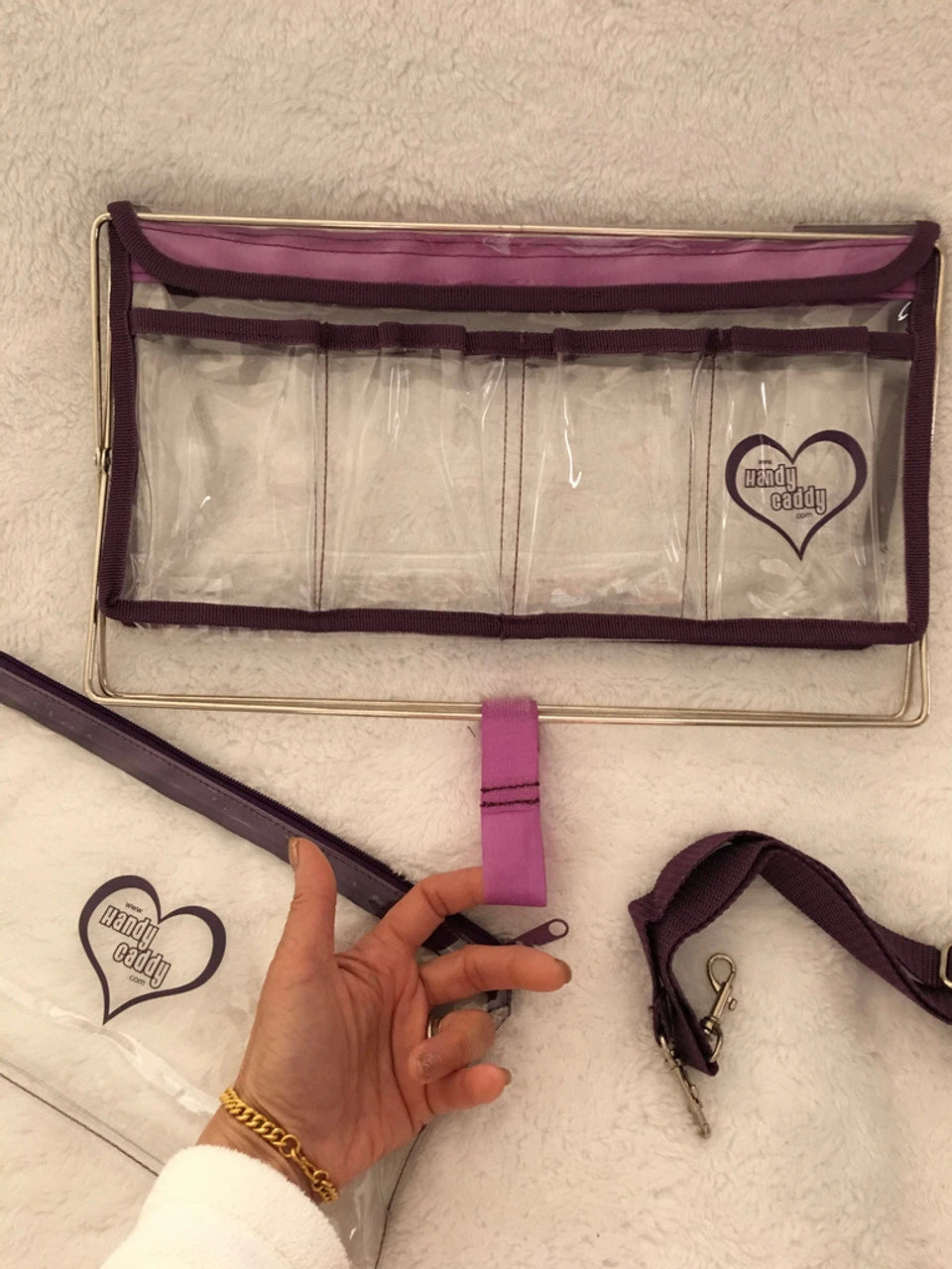 6 piece Handy Caddy Deluxe & Matching See Through Tote