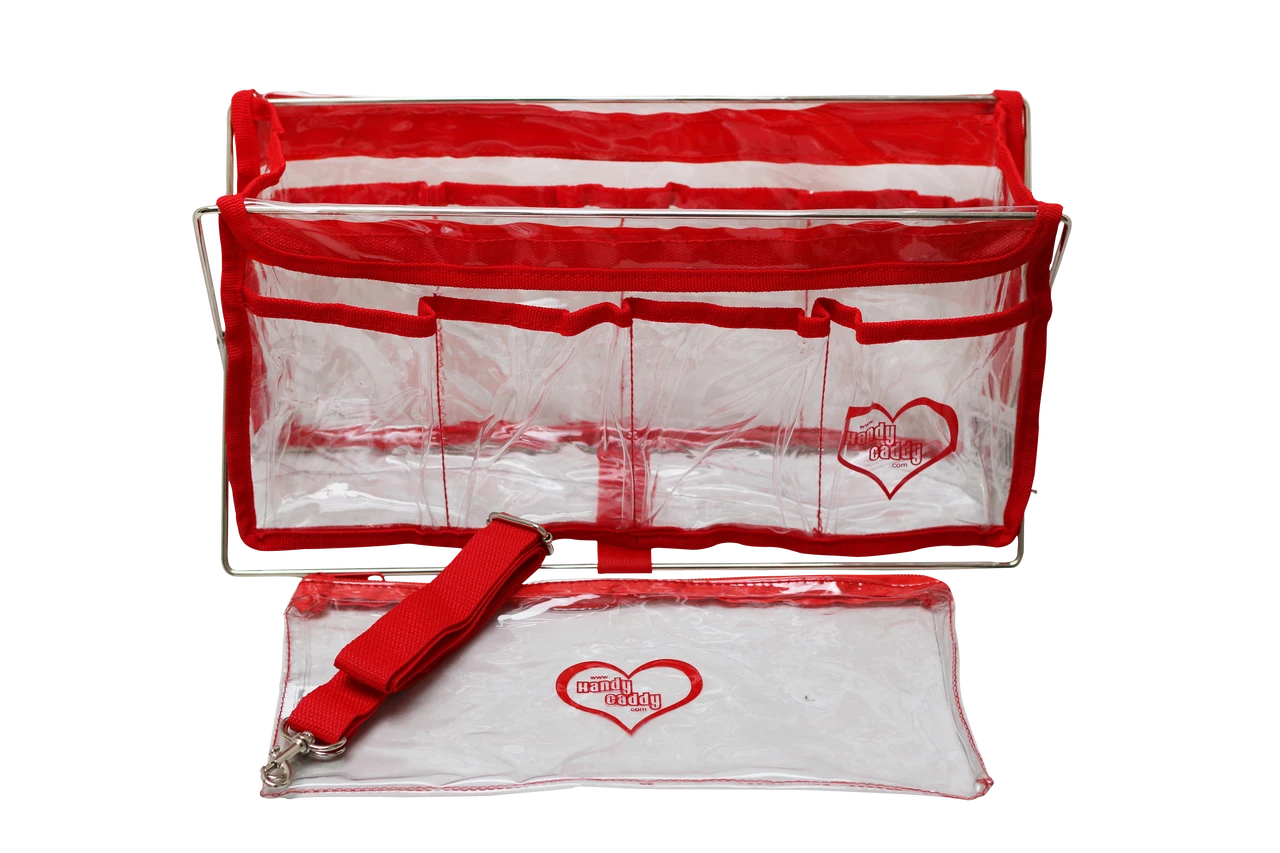 6 piece Handy Caddy Deluxe & Matching See Through Tote