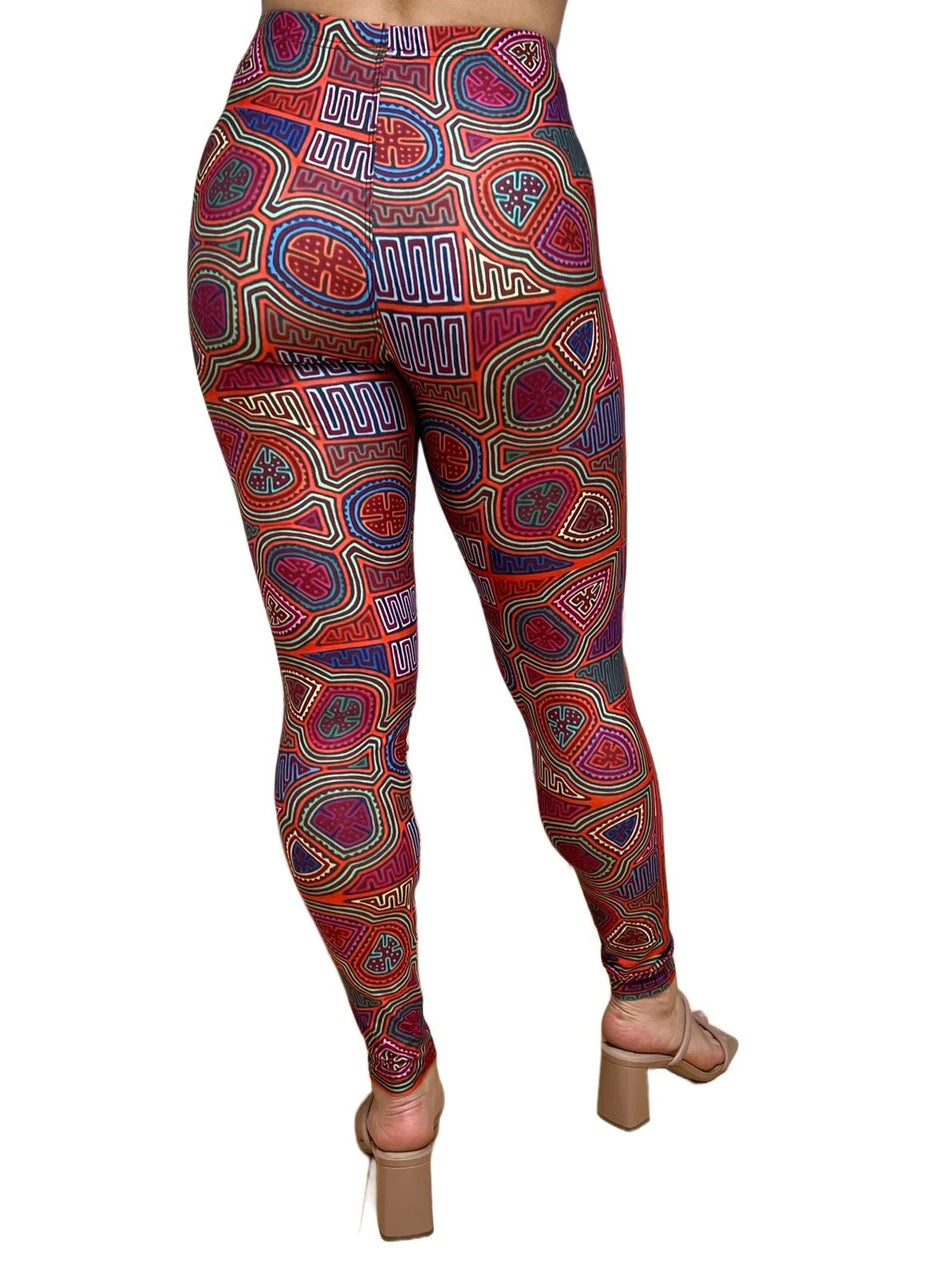 New! Mola print Leggings