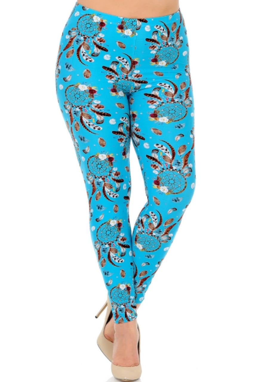 Blue Sky Dreamcatcher Leggings
