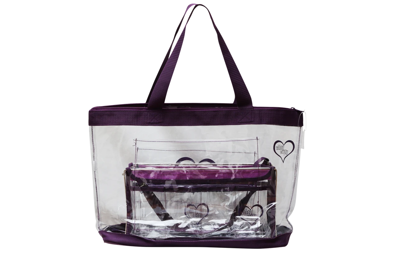 6 piece Handy Caddy Deluxe & Matching See Through Tote