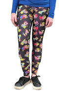 Loralie Print Leggings with Pockets - Colorful Dogs