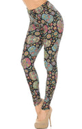 Mandala Sugar Skull Leggings